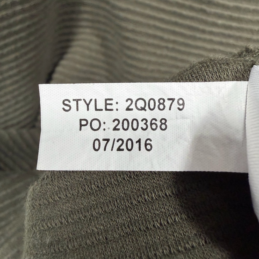 Vineyard Vines Ottoman Ribbed Shift Dress Women Small Green Cotton Zip Stretch - Picture 8 of 11